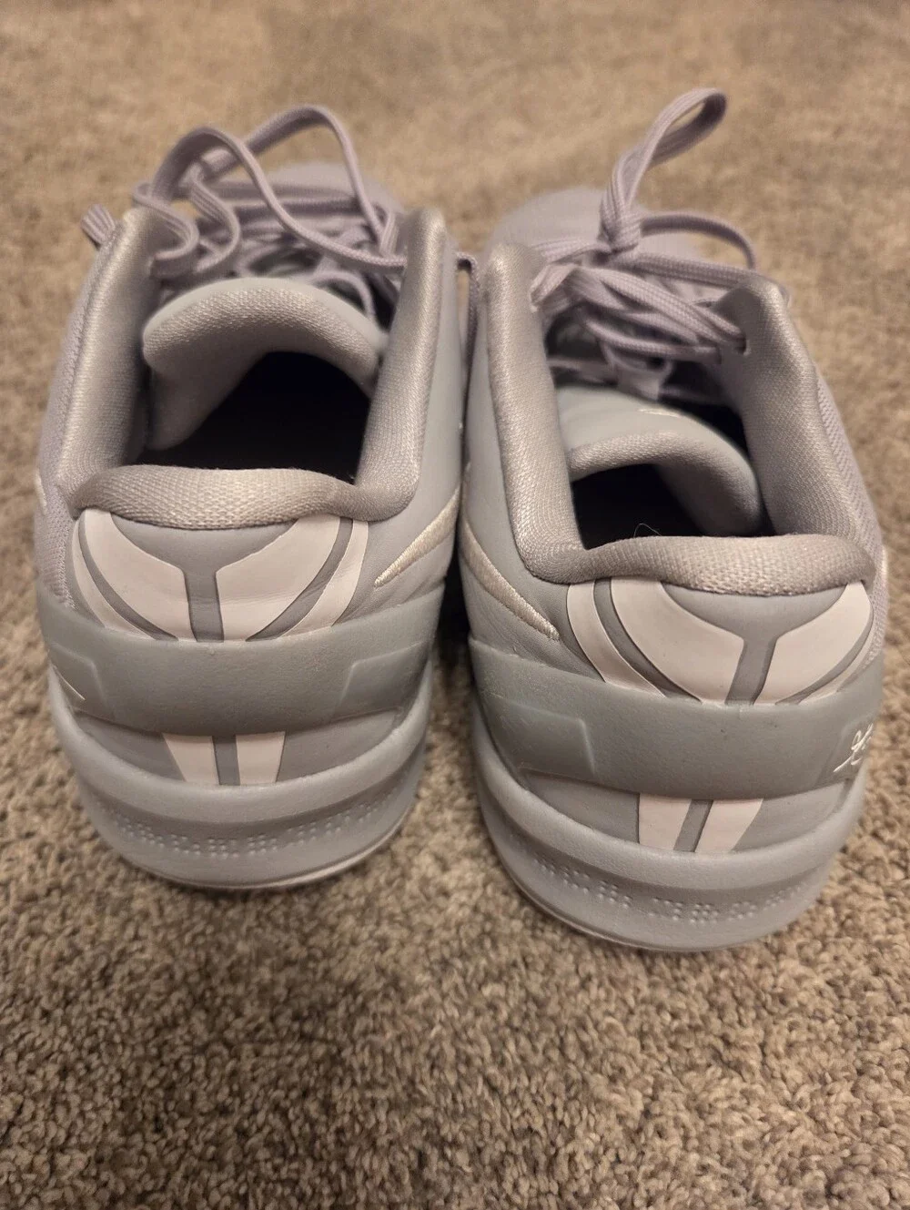 Nike Kobe Youth Grey Basketball Shoes
